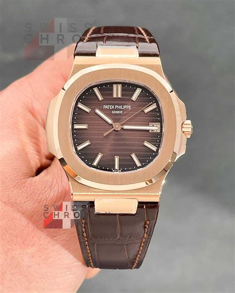 patek philippe nautilus brown.